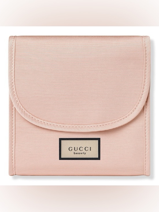 Gucci Handbags - Authentic Gucci Beauty Blush Pink floral interior cosmetic pouch